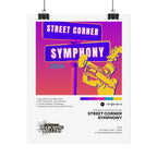Street Corner Symphony Poster | 2024 Noblesville Marching Millers Vinyl-Style Show Art