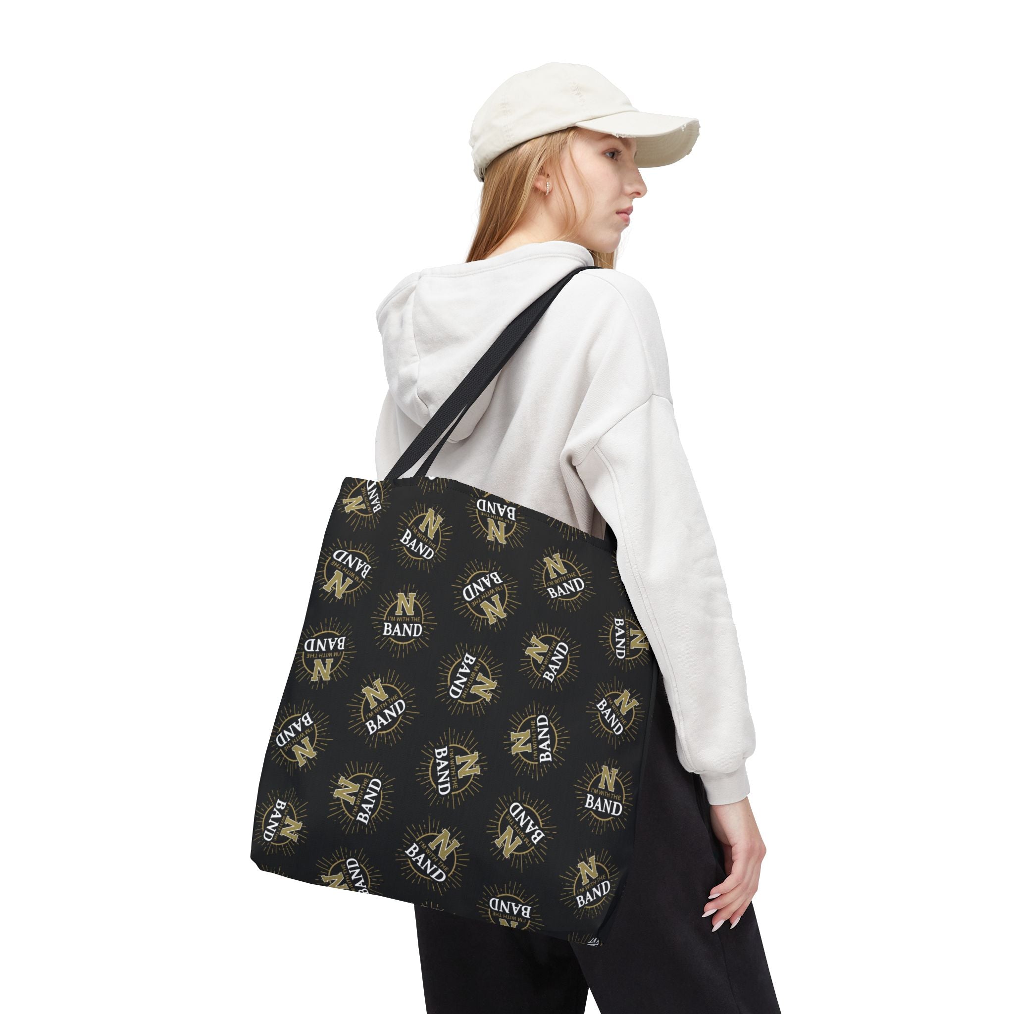 I’m With The Band Tote Bag All-Over Print