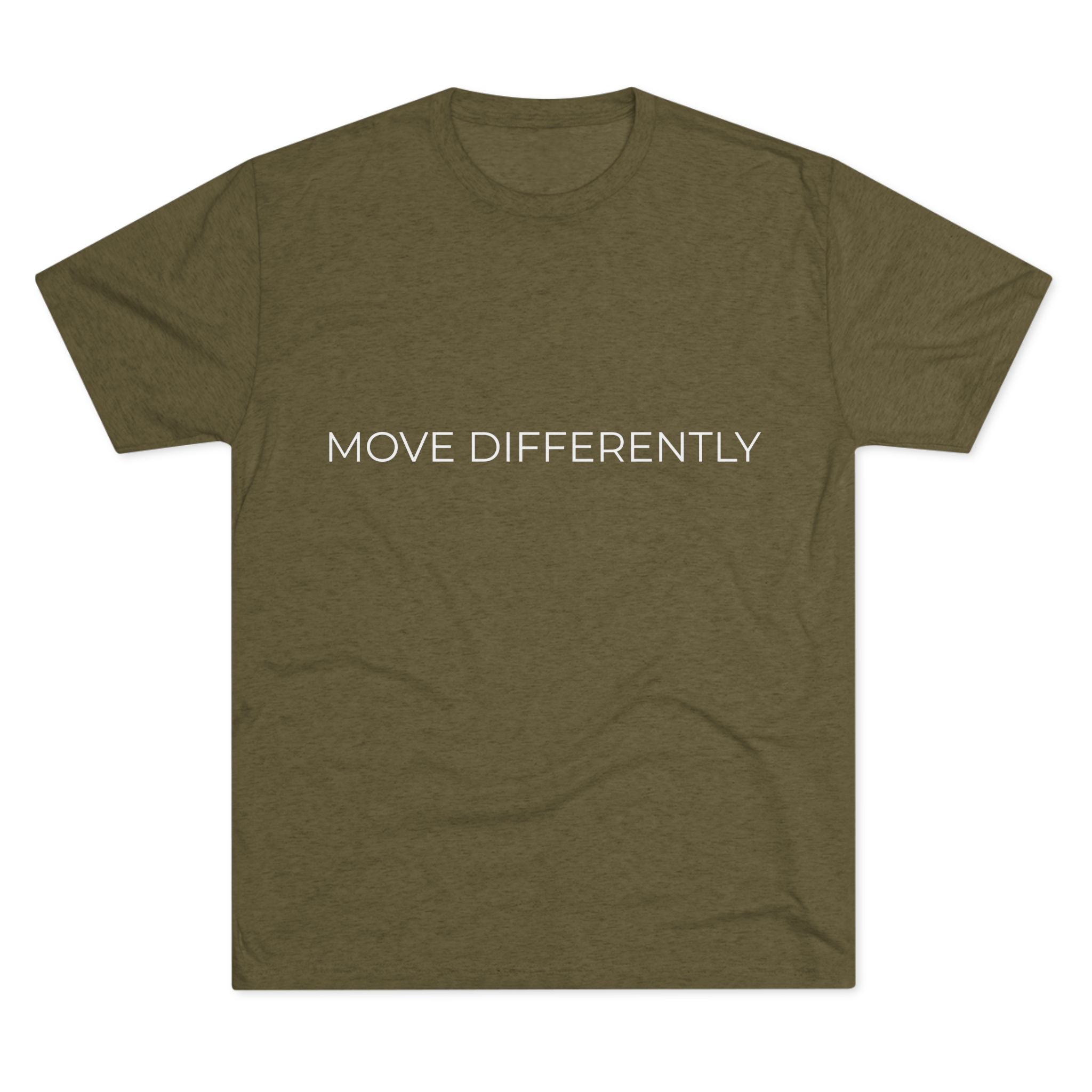 D.DIB Signature “MOVE DIFFERENTLY” Tee – Unisex Motivational Crew