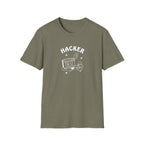 Hacker Retro Graphic Tee — Drumline Noise Maker Design