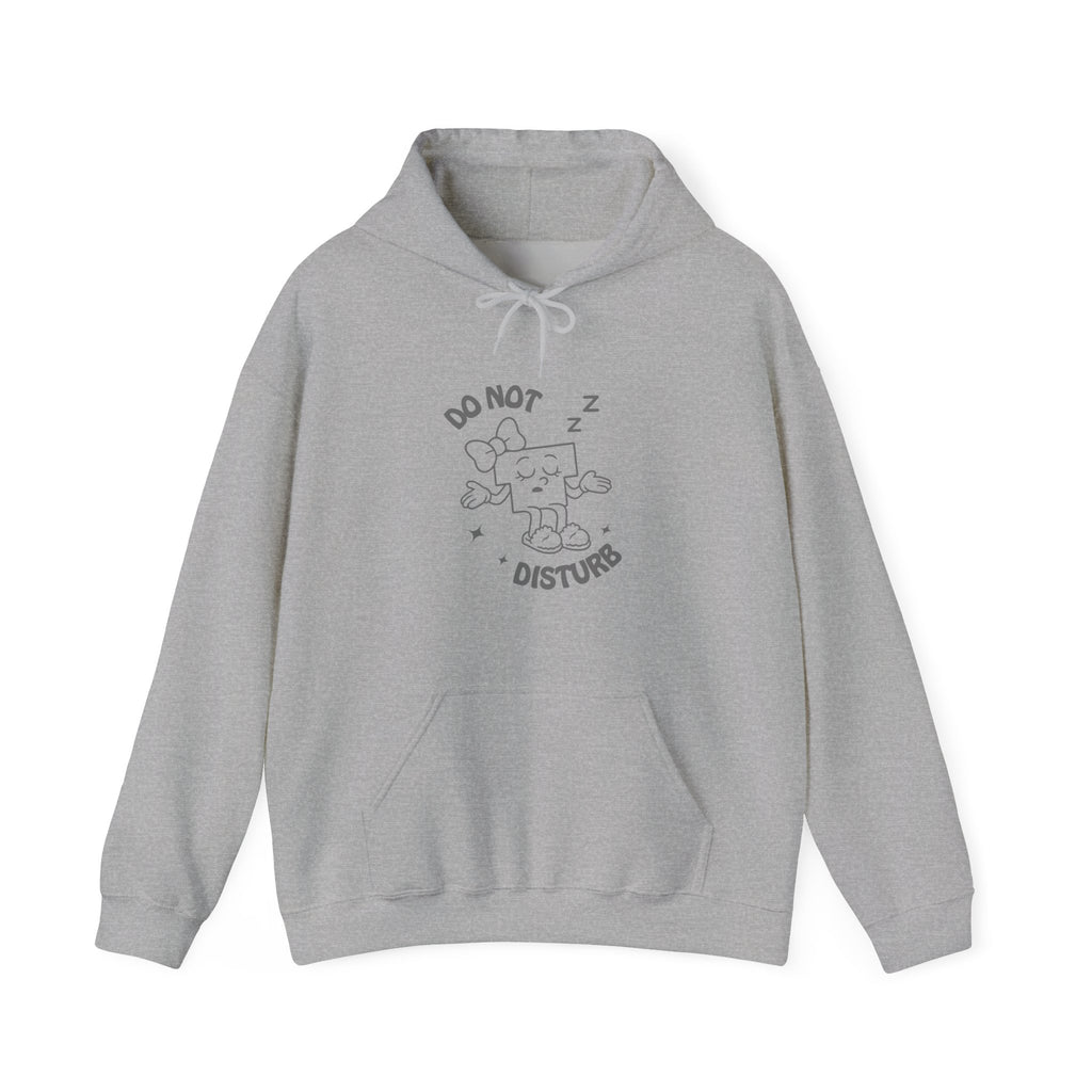Do Not Disturb Retro Graphic Hoodie | Sleepy Rest Symbol