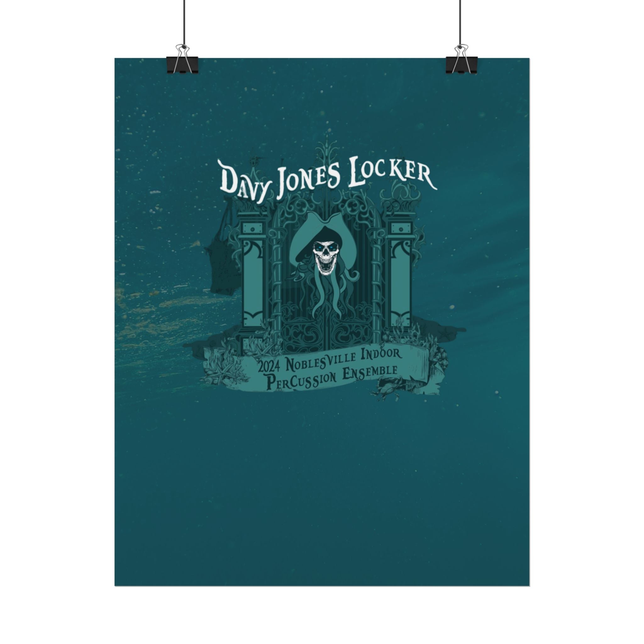 Davy Jones Locker Poster | 2025 Noblesville Indoor Percussion Classic Show Art