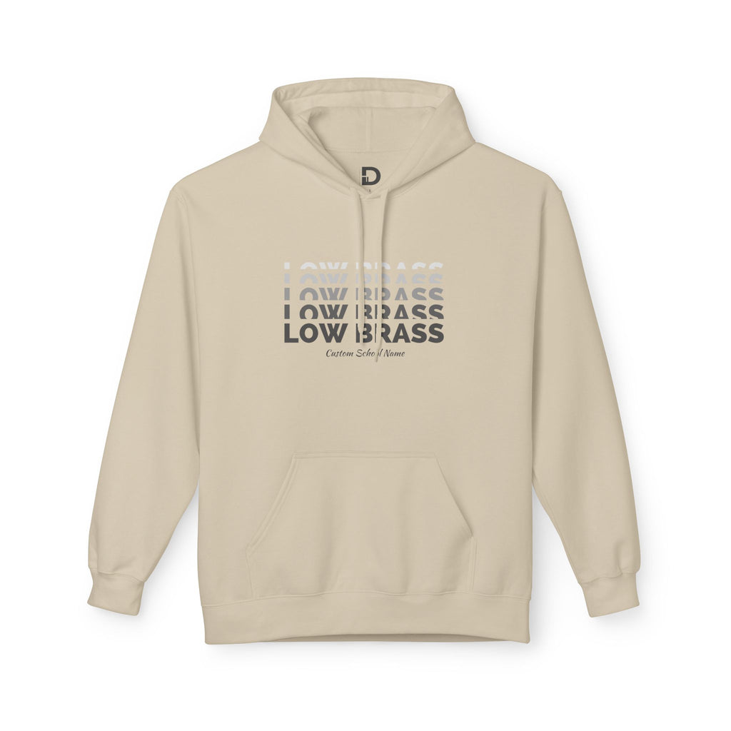Elevation Series Low Brass Hoodie | Customizable School Name