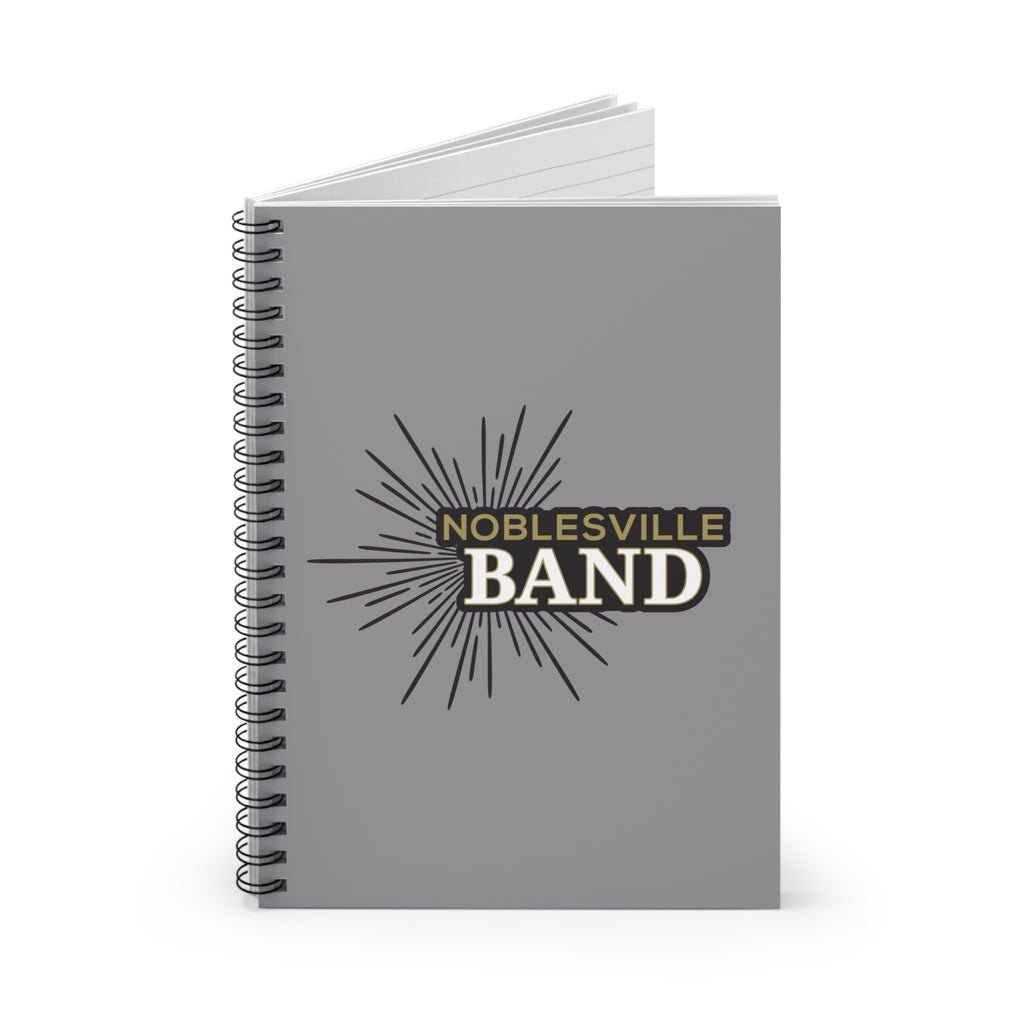Signature Noblesville Band – Spiral Notebook Grey Cover