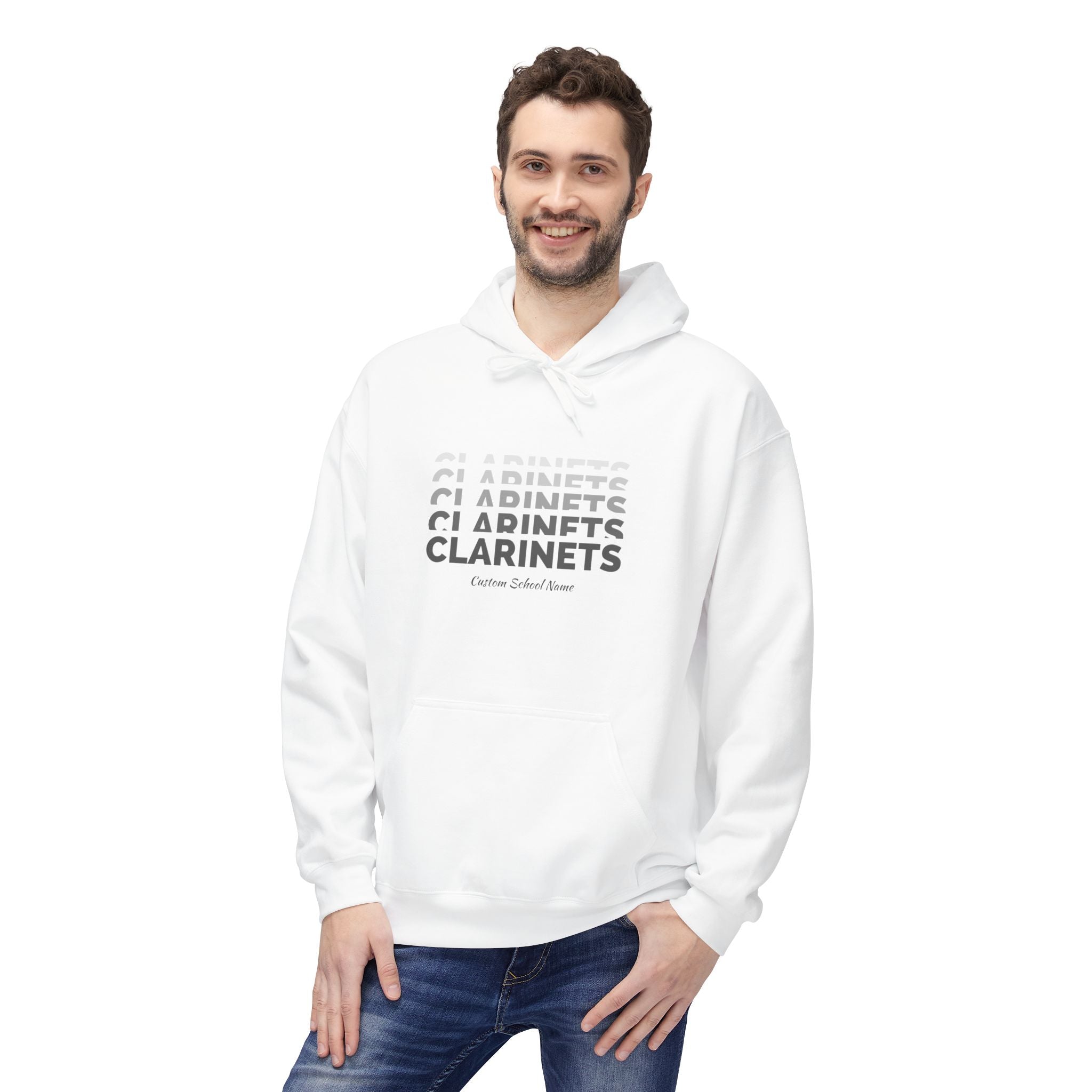 Elevation Series Clarinets Hoodie | Customizable School Name