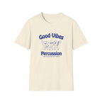 Good Vibes Percussion Retro Graphic Tee — Happy Beats For Happy People