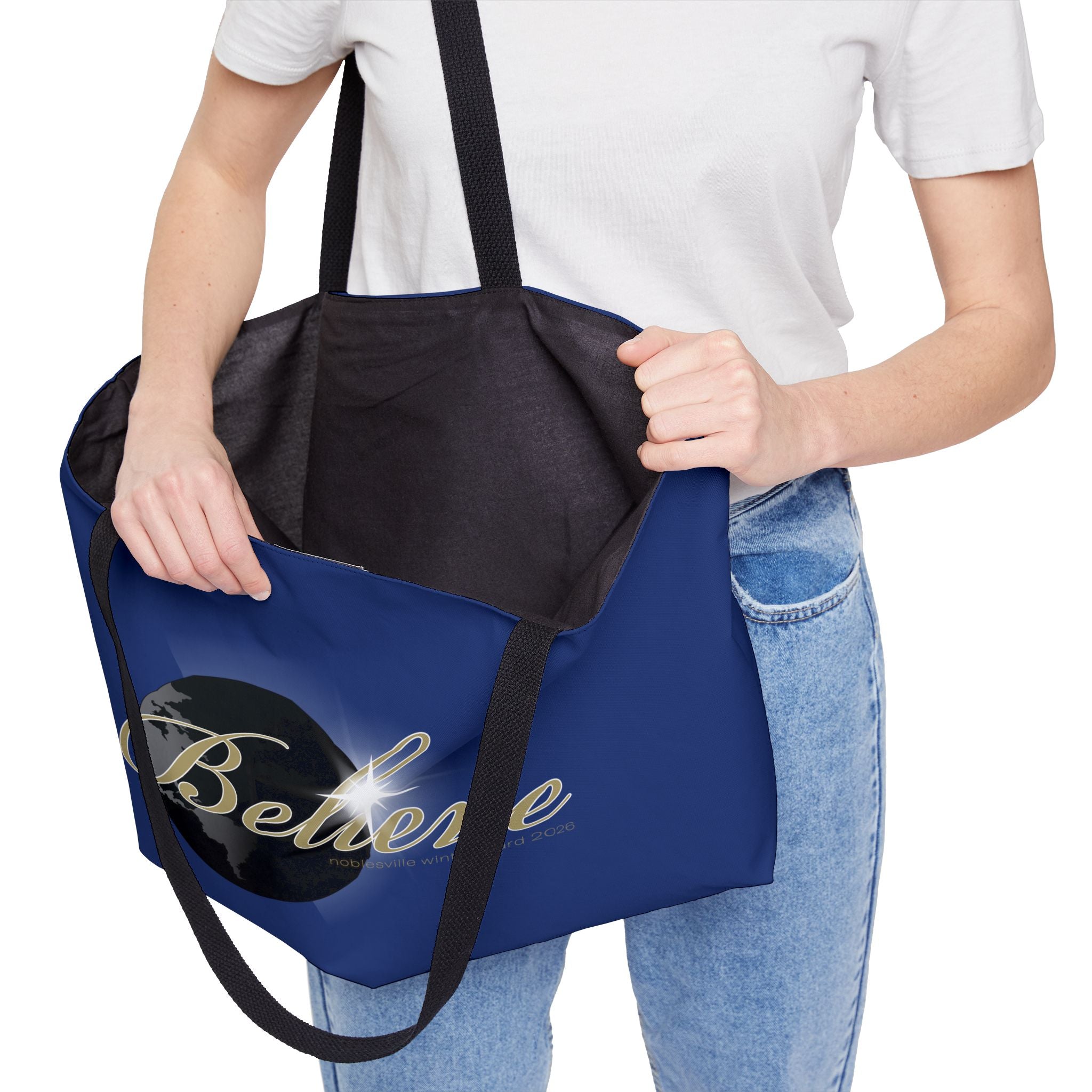 2026 Winterguard “Believe” Personalized Weekender Tote Bag | Travel Carryall