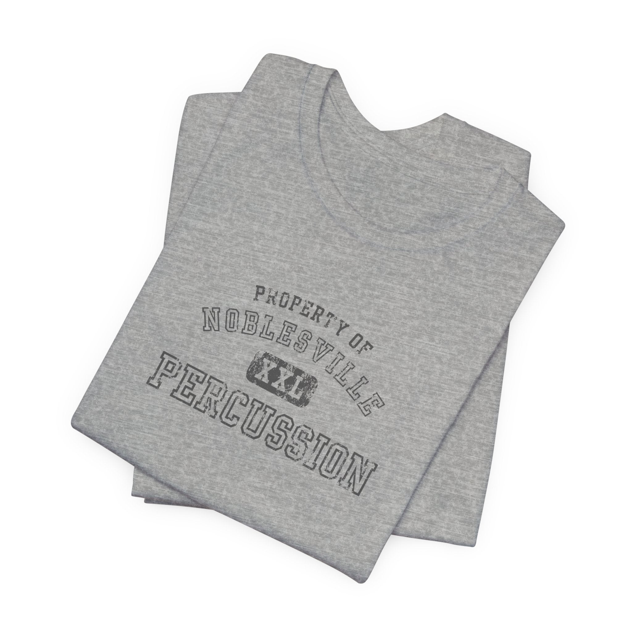 Property of Noblesville XXL Percussion Shirt | Noblesville Band Ensemble Tee | Marching Band Spirit Wear