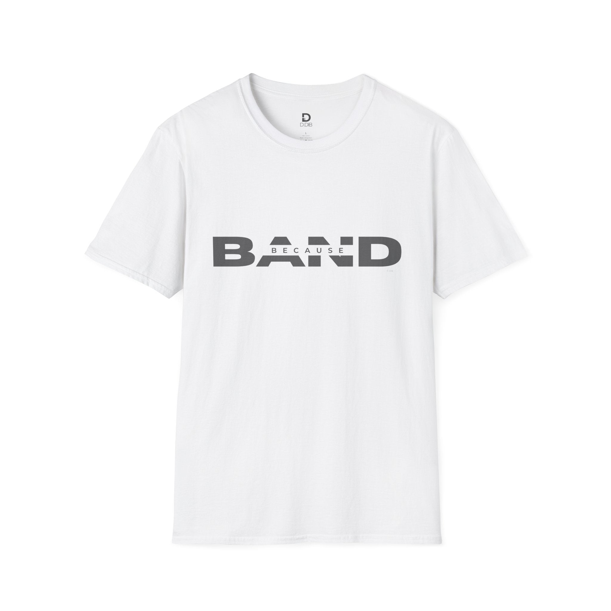 "Because Band" – Unisex Heather Softstyle Tee