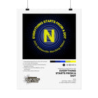 Everything Starts From A Dot Poster | 2025 Noblesville Marching Millers Vinyl-Style Show Art