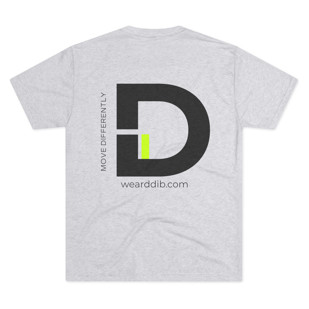 D.DIB Signature “MOVE DIFFERENTLY” Tee – Voltage Yellow