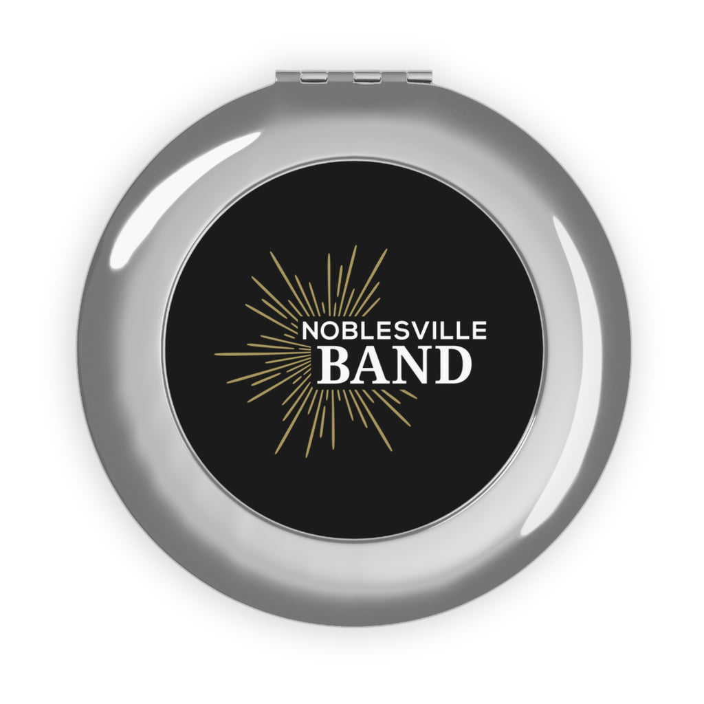 Noblesville Band Compact Mirror | Official White & Gold Logo