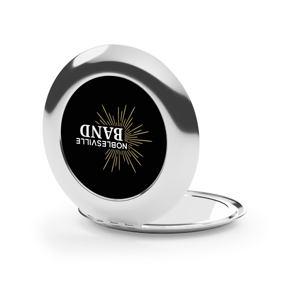Noblesville Band Compact Mirror | Official White & Gold Logo