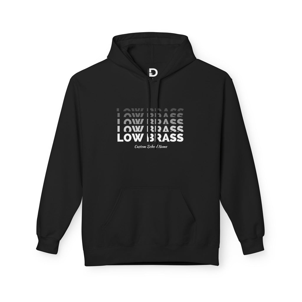 Elevation Series Low Brass Hoodie | Customizable School Name