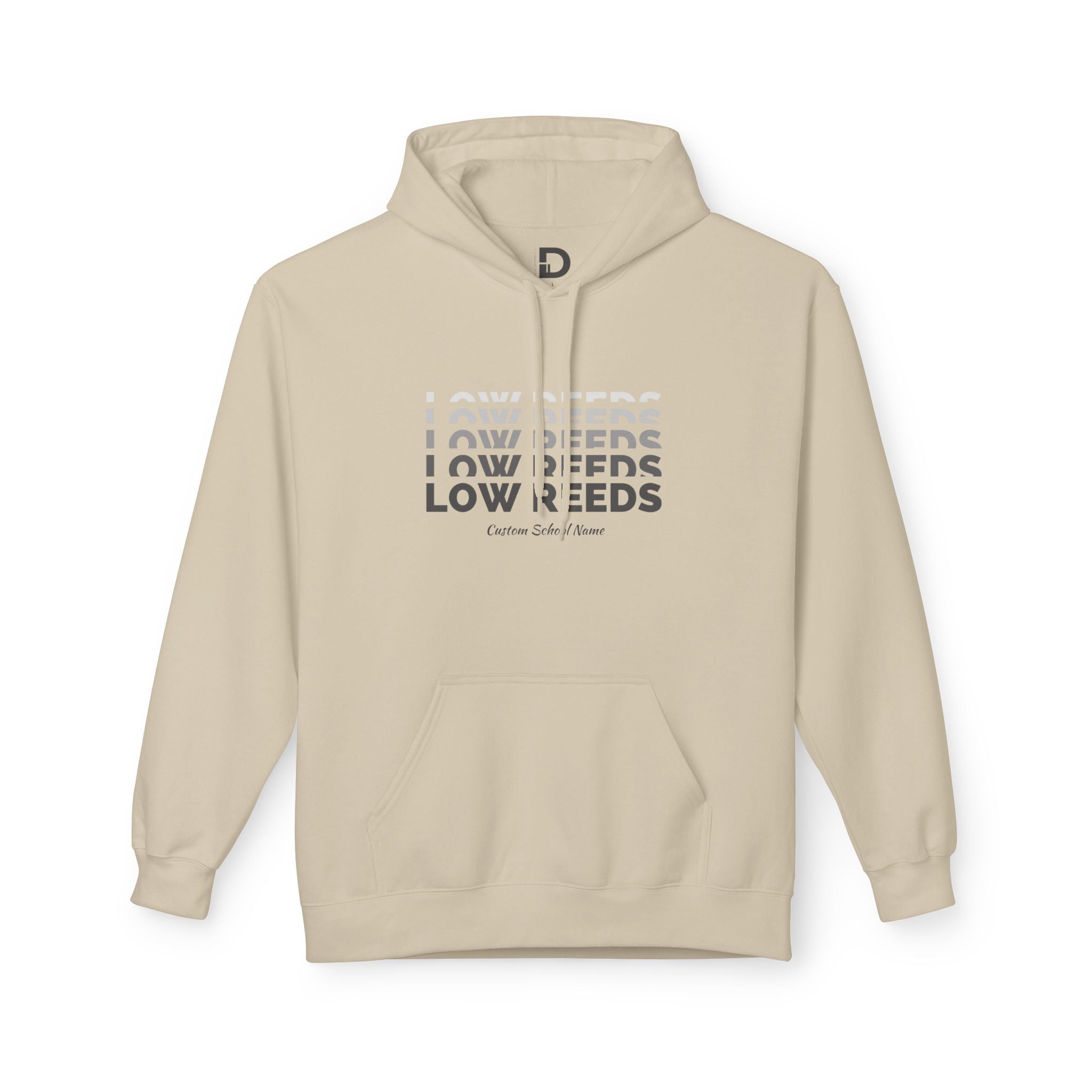 Elevation Series Low Reeds Hoodie | Customizable School Name