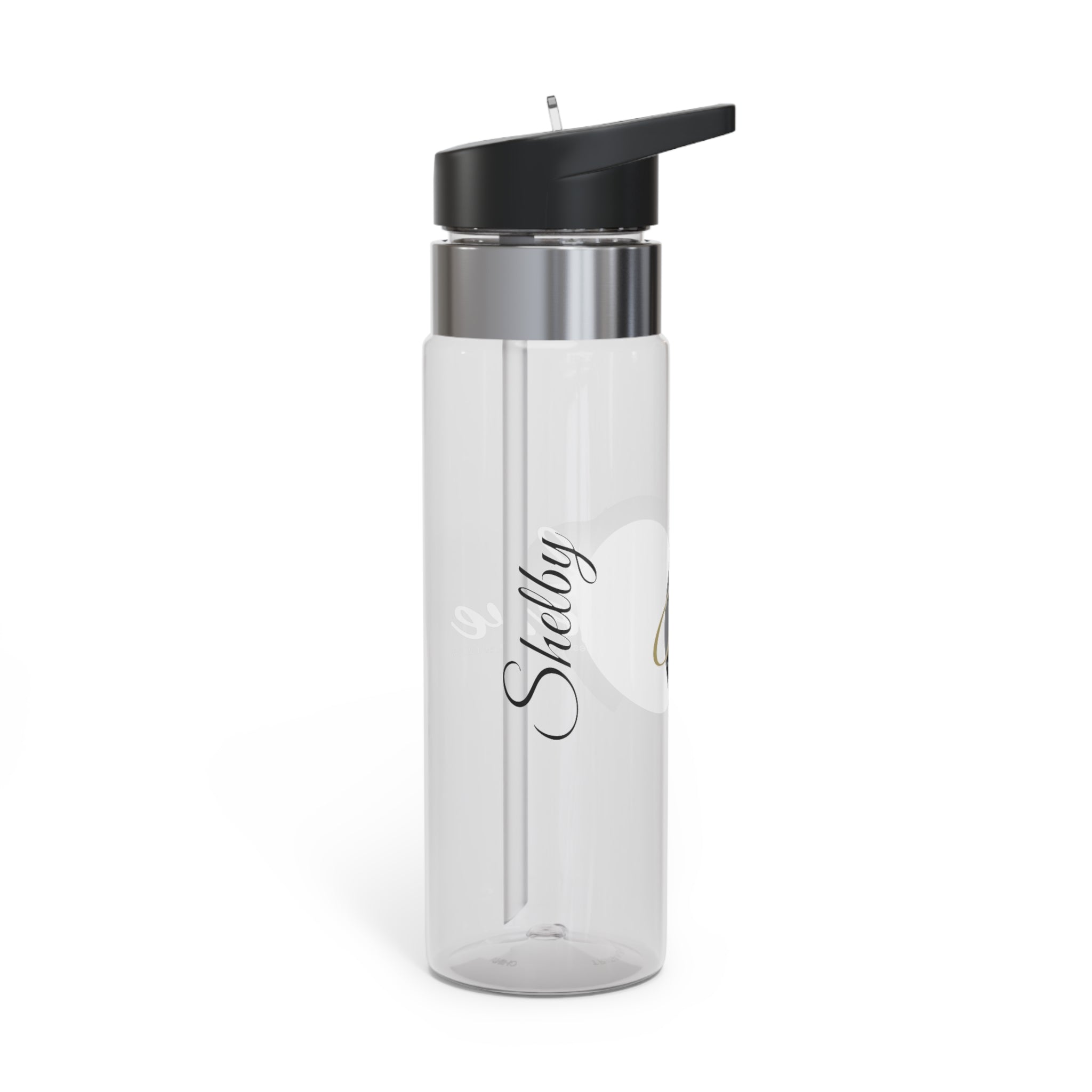 20oz Tritan Sport Bottle — 'Believe' Logo, Customizable Clear Water Bottle