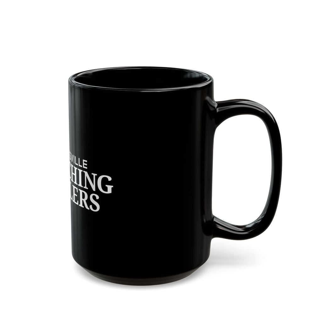 Noblesville Marching Millers Black Mug | Official Gold & White Logo