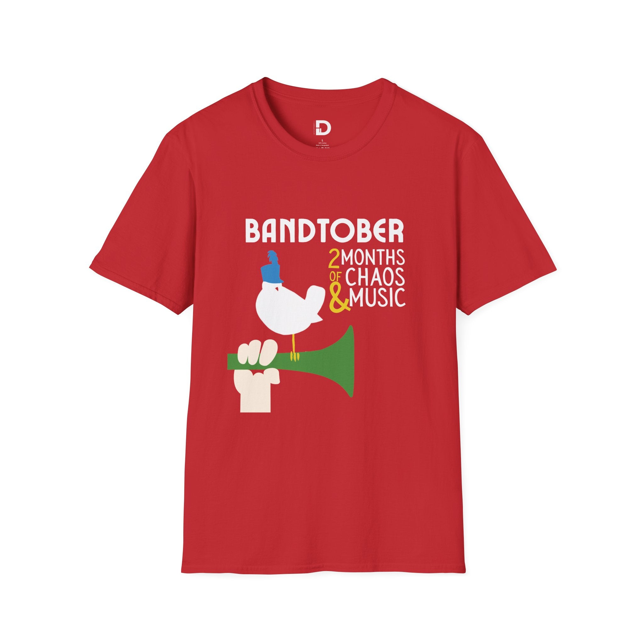 Bandtober Vintage T-Shirt | Marching Band Season Chaos Concert-Style Tee