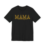 Plaid Gold “MAMA” Sideline Legend Shirt | Trendy Band Mom Tee