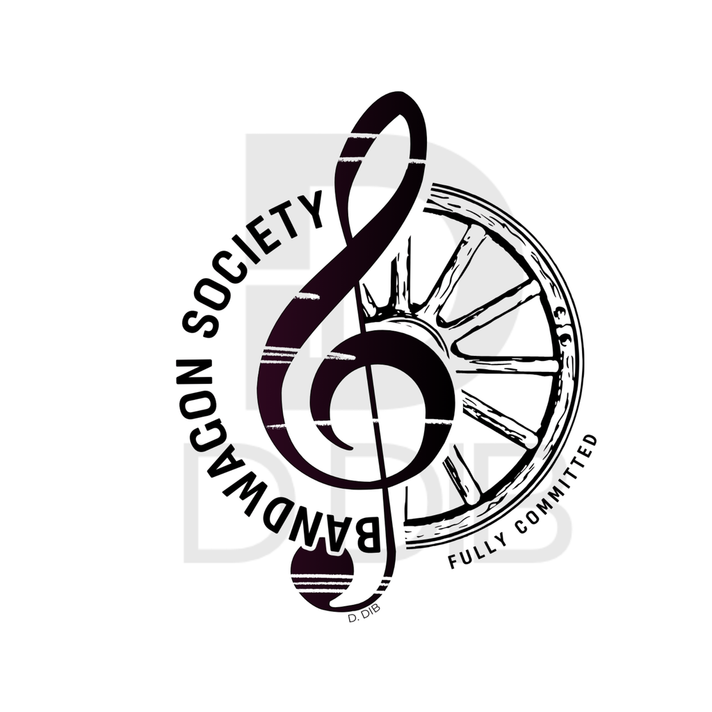 Bandwagon Society Fully Committed T-Shirt | Band Parent Shirt | Band Fam Spirit Wear