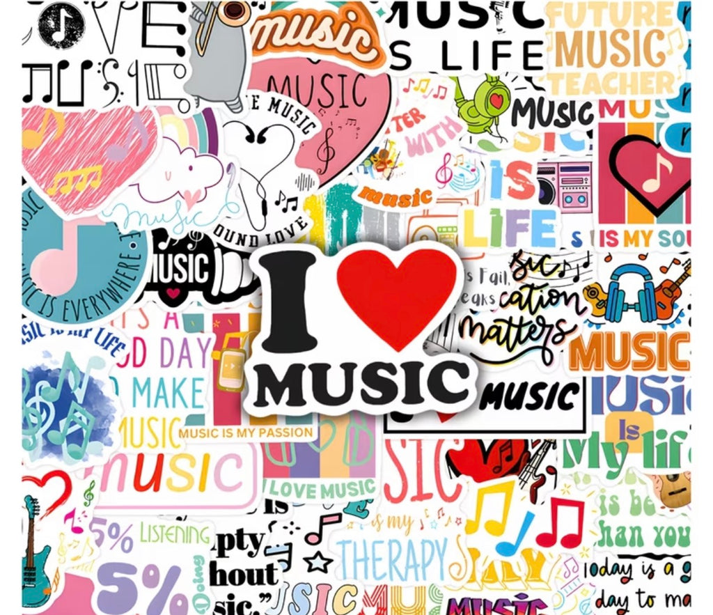 Music Stickers Bundle 6 for $5