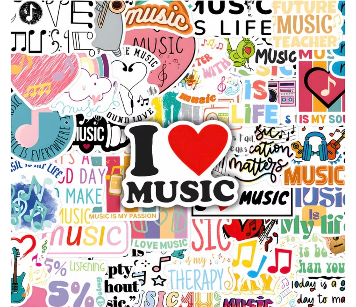 Music Stickers Bundle 6 for $5