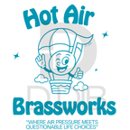 Hot Air Brassworks Retro Long Sleeve Graphic Tee