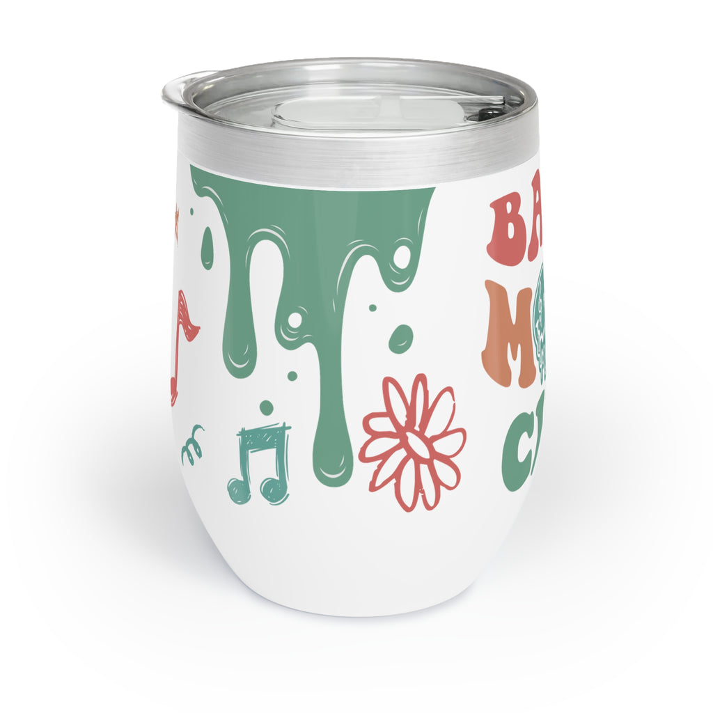 Band Moms Club Wine Tumbler 12oz | Funny Band Mom Gift | Marching Band Mom Cup