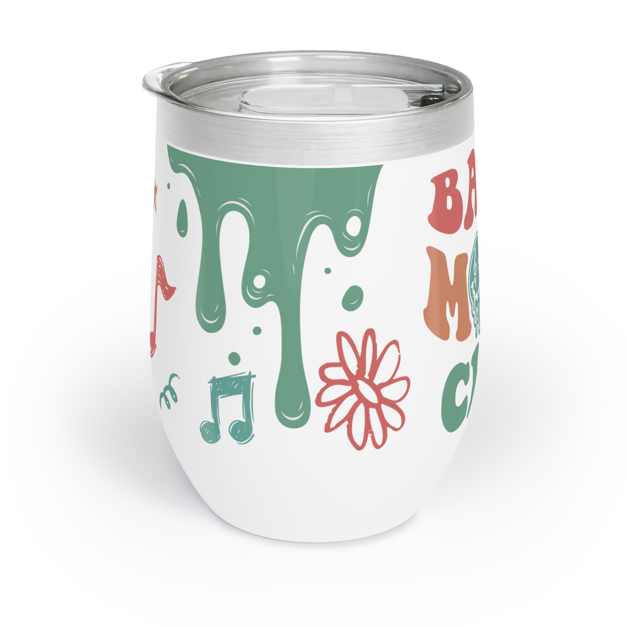 Band Moms Club Wine Tumbler 12oz | Funny Band Mom Gift | Marching Band Mom Cup
