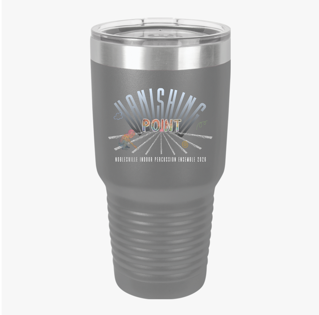 2026 Noblesville Indoor Percussion “Vanishing Point” 30oz Insulated Tumbler | Travel Cup